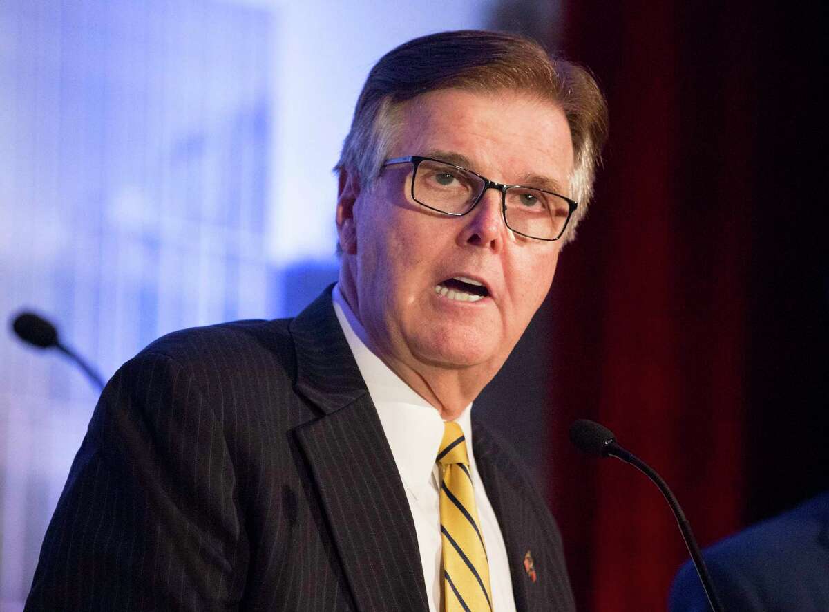 Texas Lt. Gov. Dan Patrick, shown here last August, criticized Mayor Sylvester Turner’s decision to cancel the Texas Republican Party’s in-person convention July 16-18 in downtown Houston. Last week, Patrick put out a statement saying that holding the convention in person was a bad idea but that he would be there.