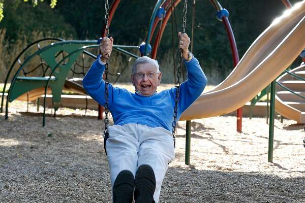 Work Is Child S Play As Napa Volunteer 92 Keeps Building Swings