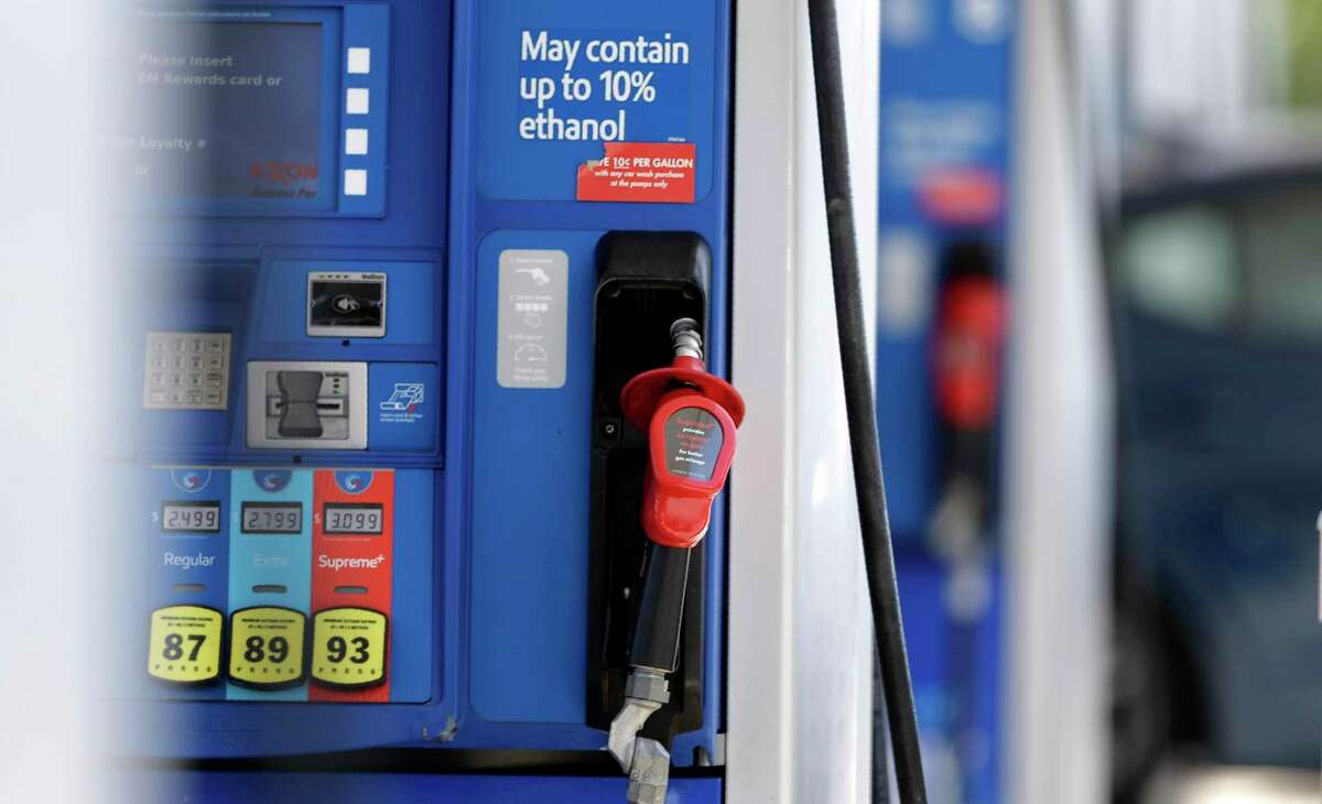 Gasoline prices rose modestly over the past week as oil traded near $45 a barrel.