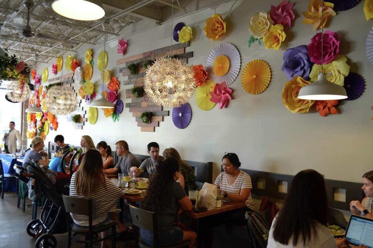 Patrons enjoy their meals at Dandelion Cafe in Bellaire. Dandelion Cafe is one of the participating restaurants at the first annual Bellaire Foodie Fest, to be held Oct. 19.