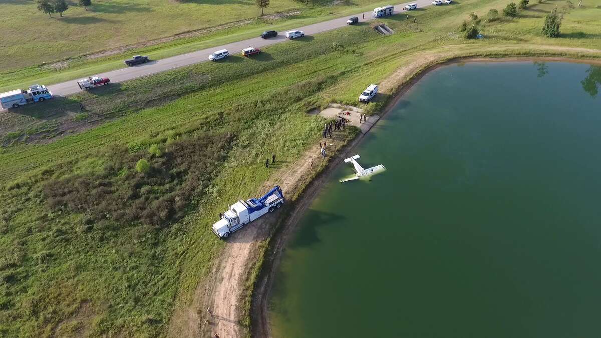 Plane Crashes Into Montgomery County Pond, Pilot And Passenger Suffer ...