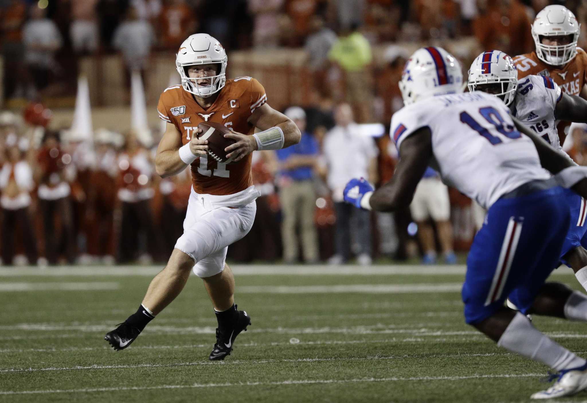 Texas, Sam Ehlinger face LSU and more doubters