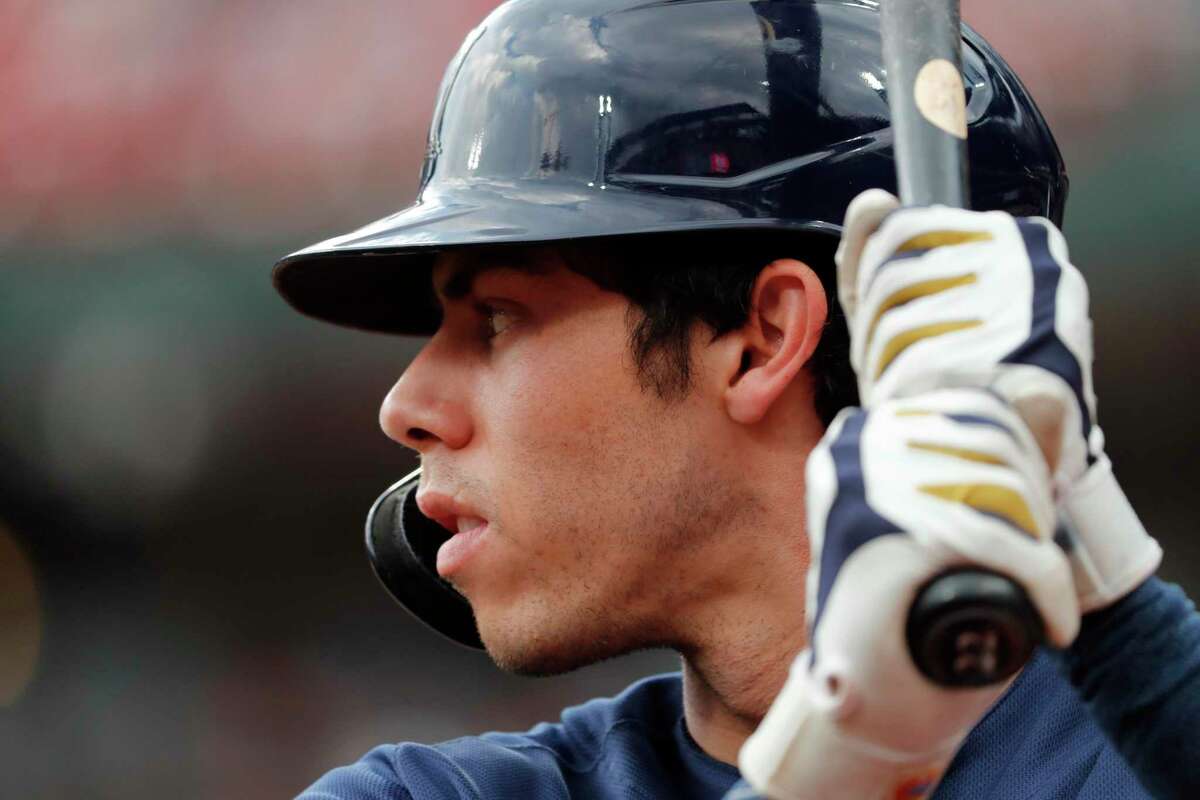 Reigning National League MVP Christian Yelich is slashing .328/.423/.670 for the Brewers this year with 42 homers and 92 RBIs.