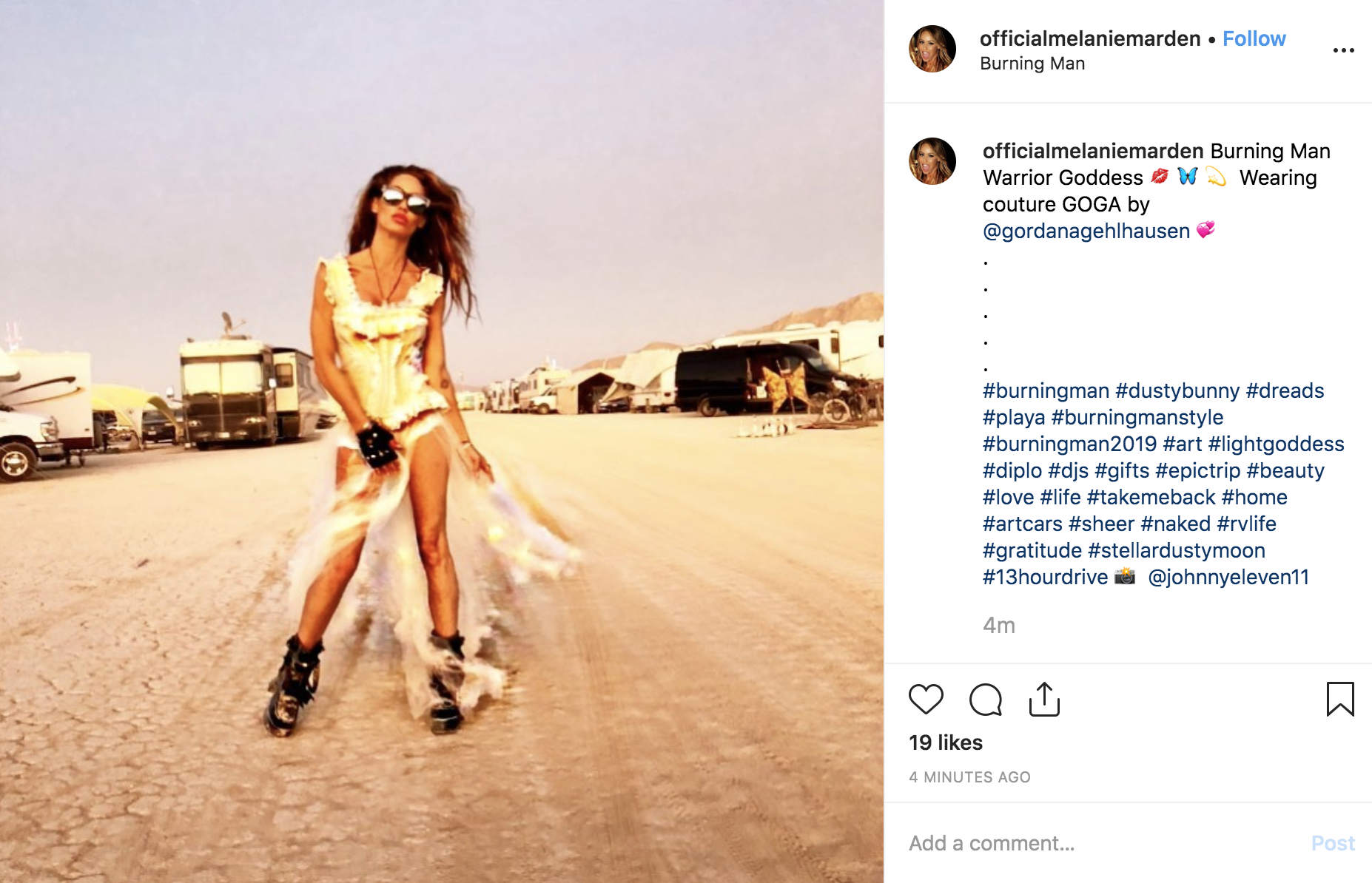 Burning Man 2019: These are the celebrities who took over the playa