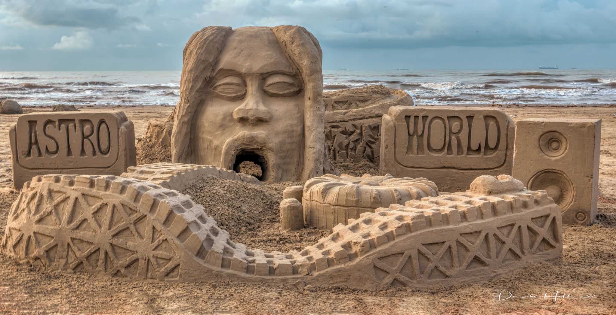 Sand Sculpture Showdown at Galveston's East Beach