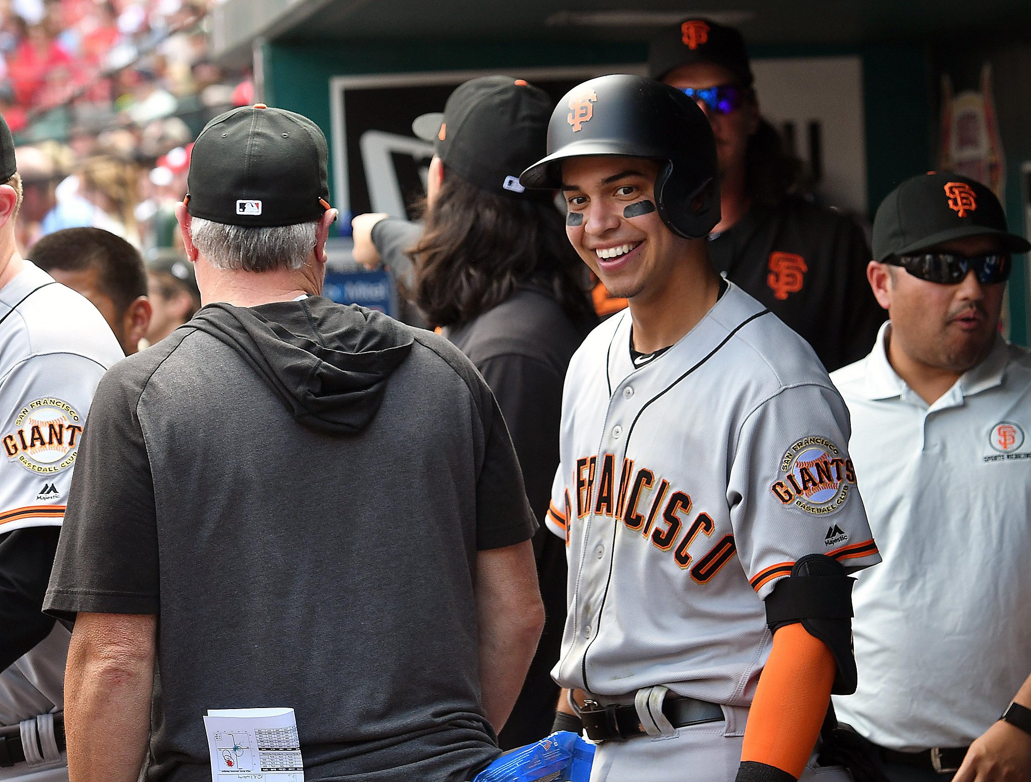 Mauricio Dubon on learning from Brandon Crawford: 'I mean I ask