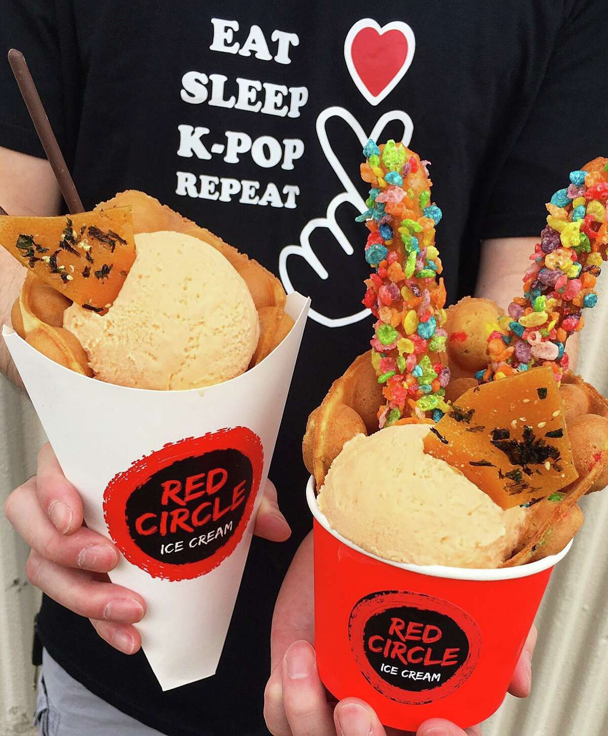 Red Circle Ice Cream is bringing its whimsical loopedchurro desserts