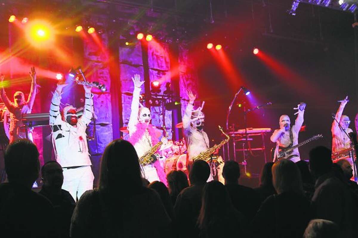 The identities of members of Here Come the Mummies are kept under wraps, but it is rumored that the band is made up of several Grammy-winning musicians. The band will headline LaborFest at 9:30 p.m. on Aug. 31 at First Street Beach. (News Advocate File Photo)