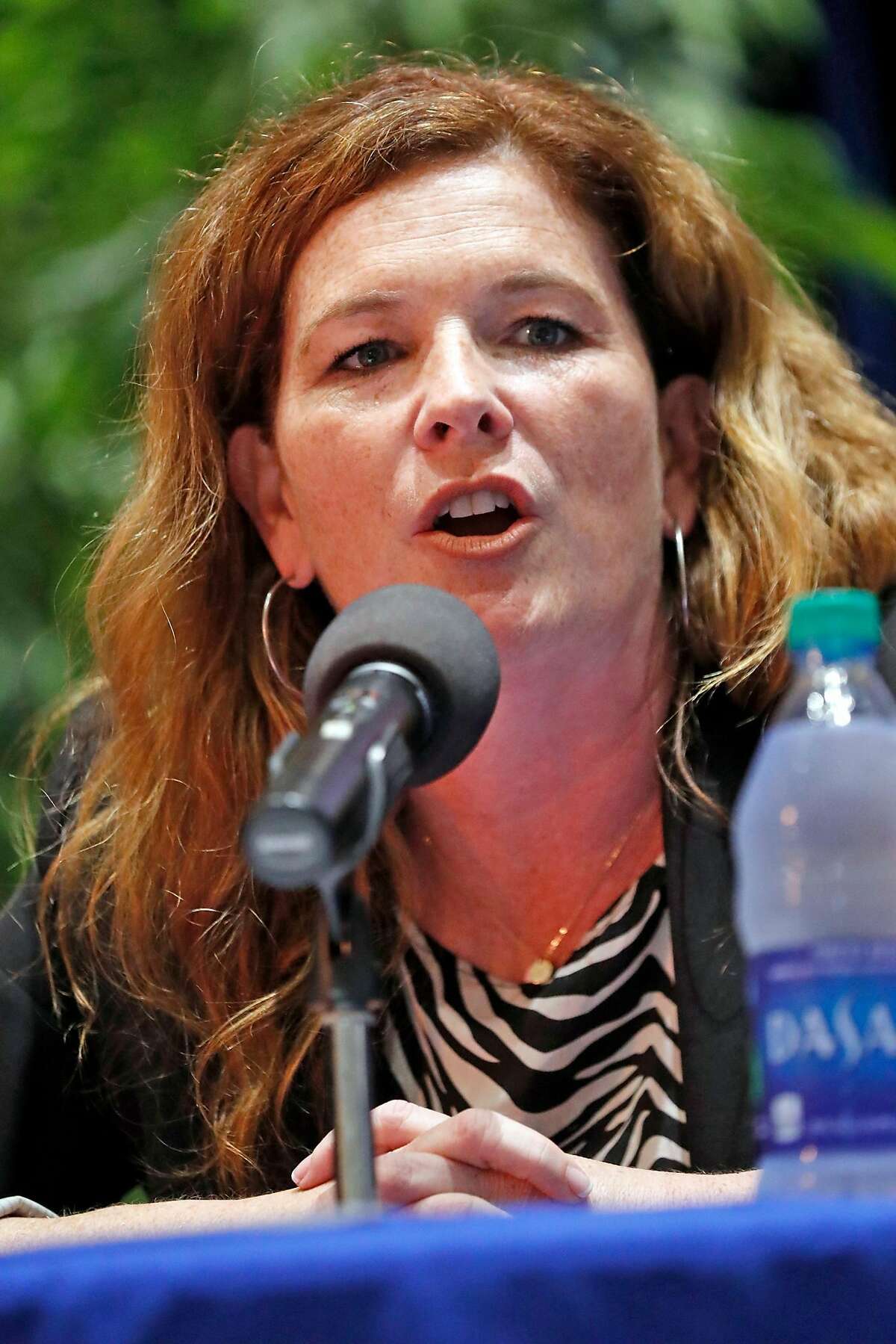 Suzy Loftus during San Francisco District Attorney debate at UC Hastings School of Law in San Francisco, Calif., on Tuesday, August 6, 2019.