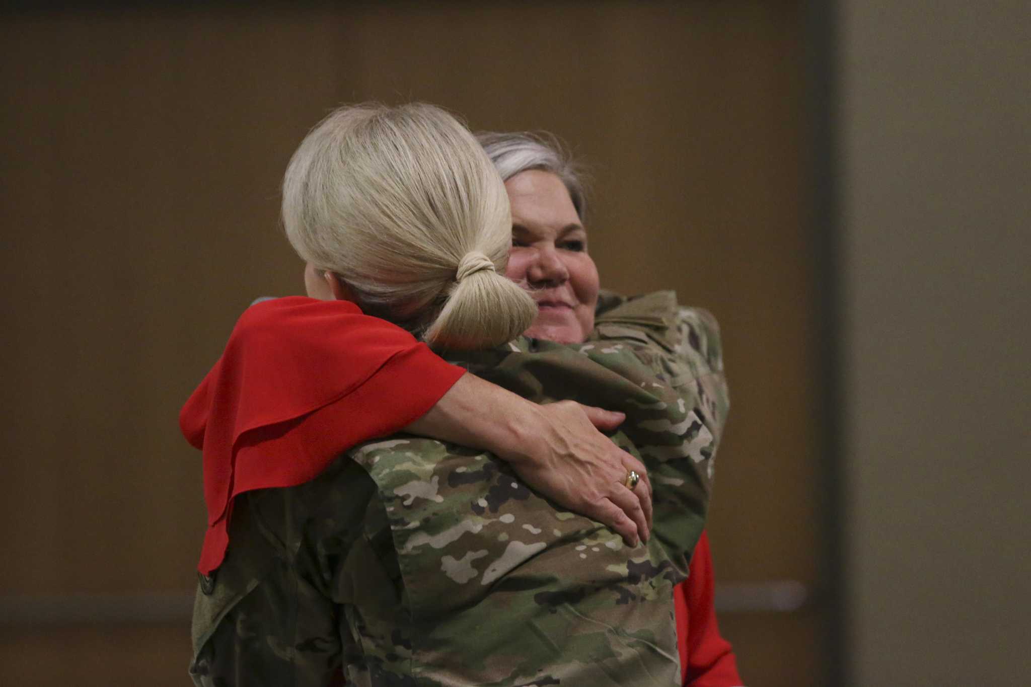 Air Force audiences in San Antonio hear how suicide tore up a family