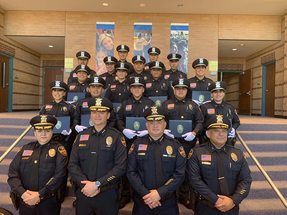 Laredo Police Department in 15 new officers into their ranks