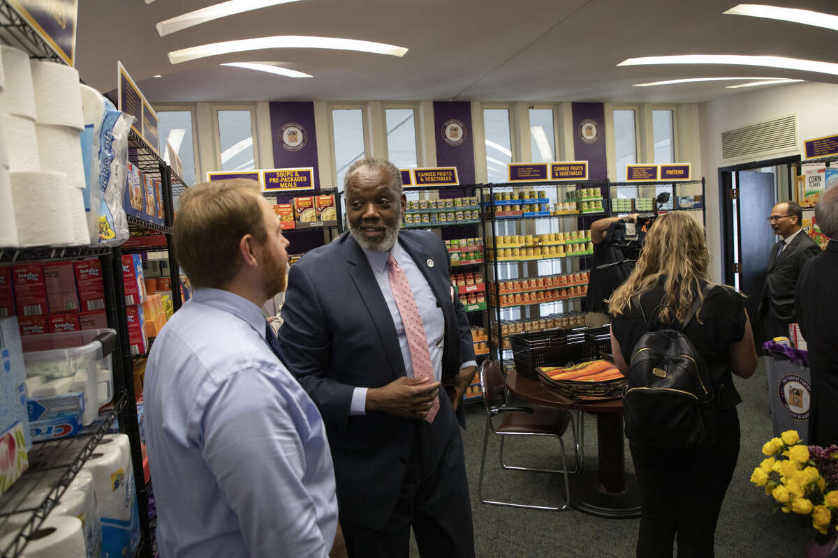UAlbany held an opening ceremony for the Purple Pantry, a new on-campus food pantry at the University at Albany on Wednesday, September 4, 2019.