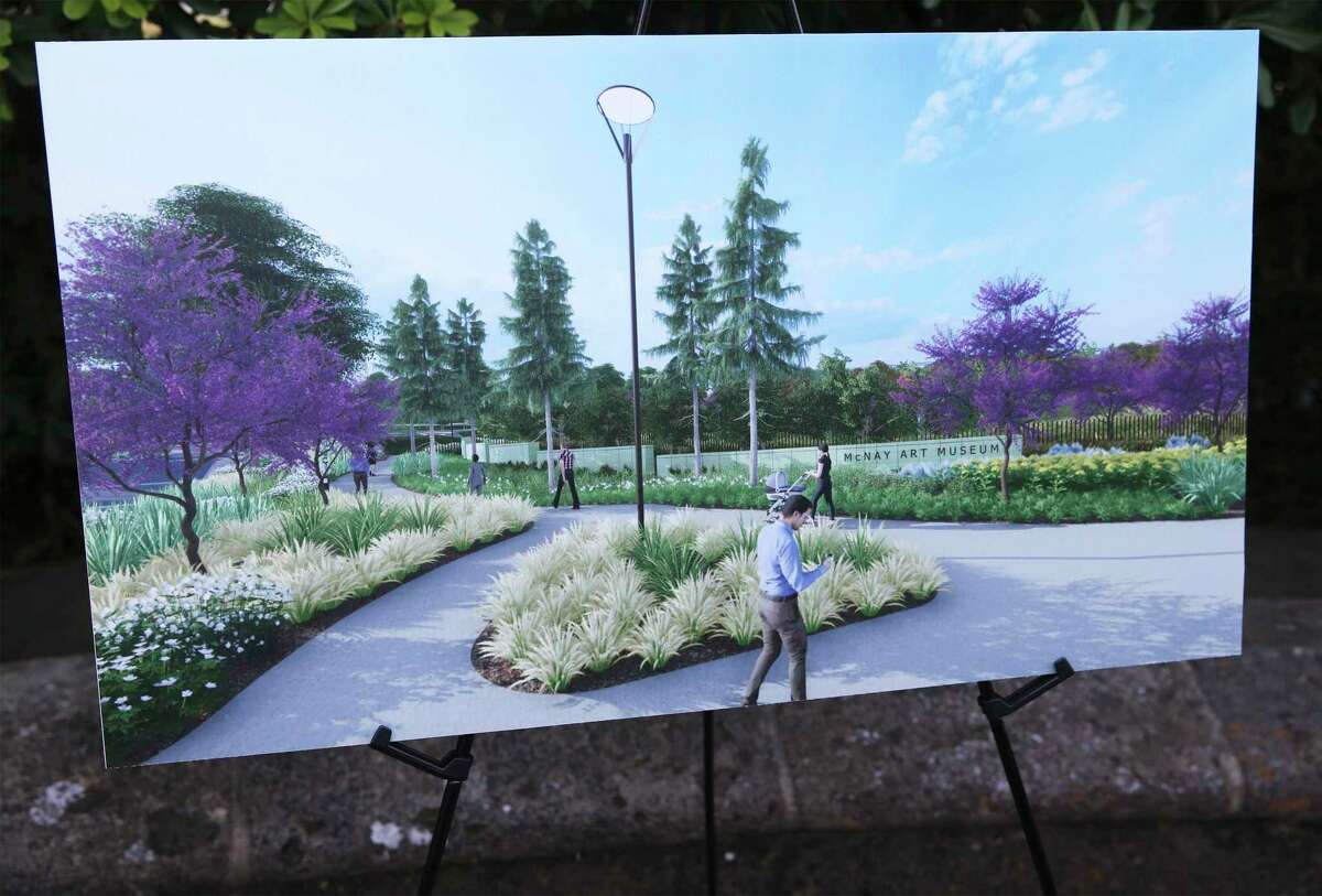 Renderings show the look of the new grounds as the McNay Art Museum announces a $6.25 million Phase 1 of a landscape master plan.