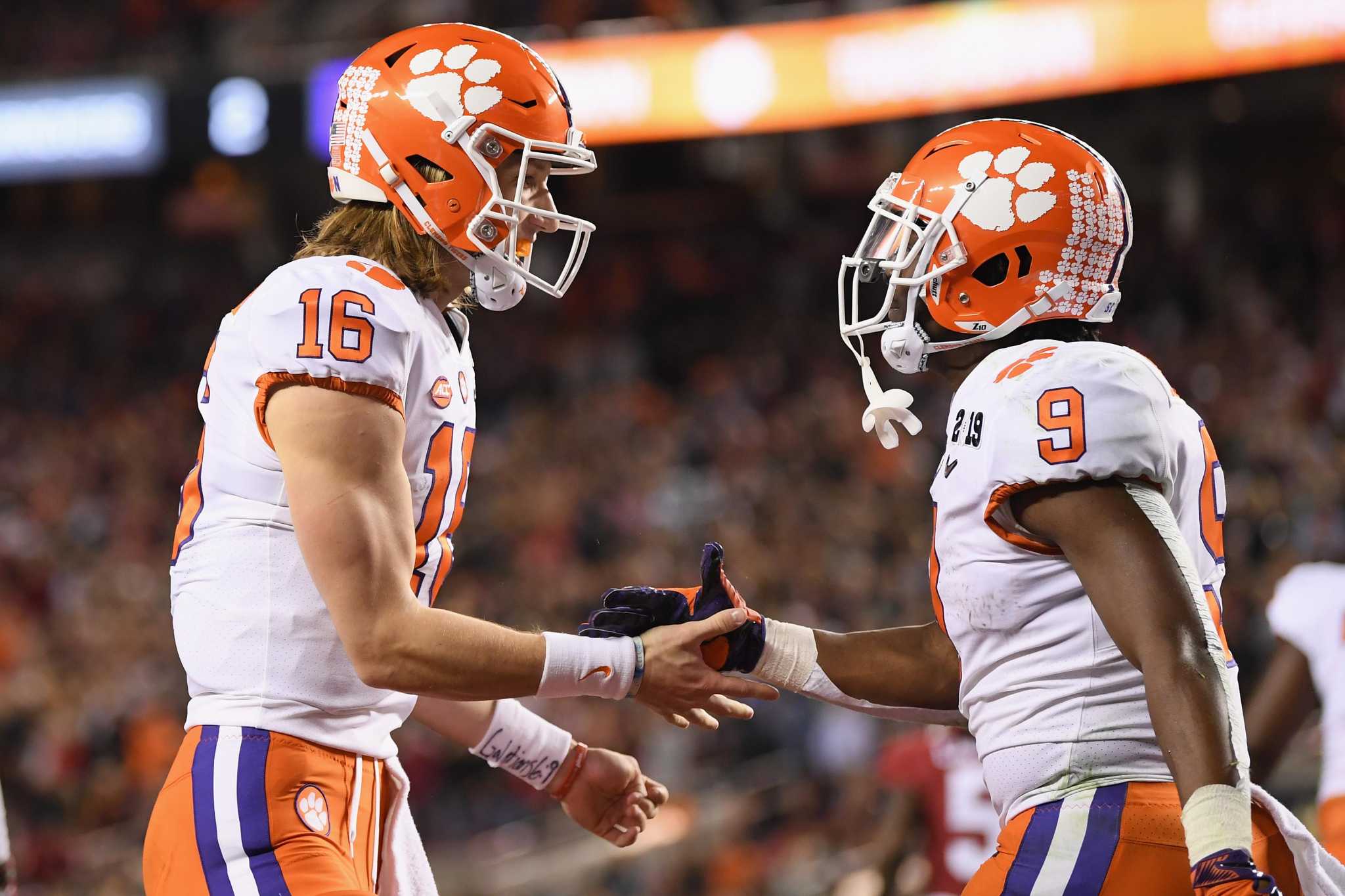 Clemson's Trevor Lawrence good, Travis Etienne great in Tigers' victory  over Georgia Tech, Clemson