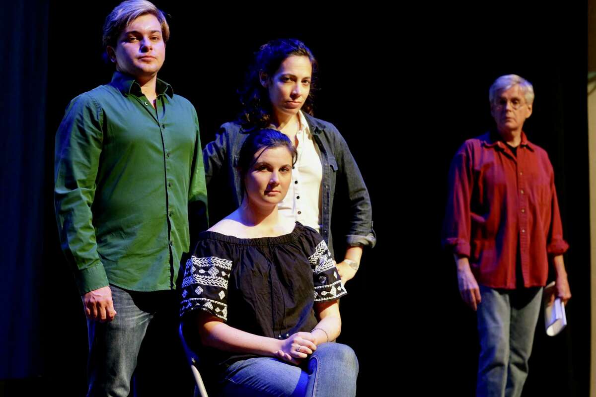 Glenn Ghirardi of South Norwalk as Hal; Amanda Piechota of Milford as Catherine; Taryn Chorney of New Haven as Claire and Peter Haynes of Wilton as Robert.