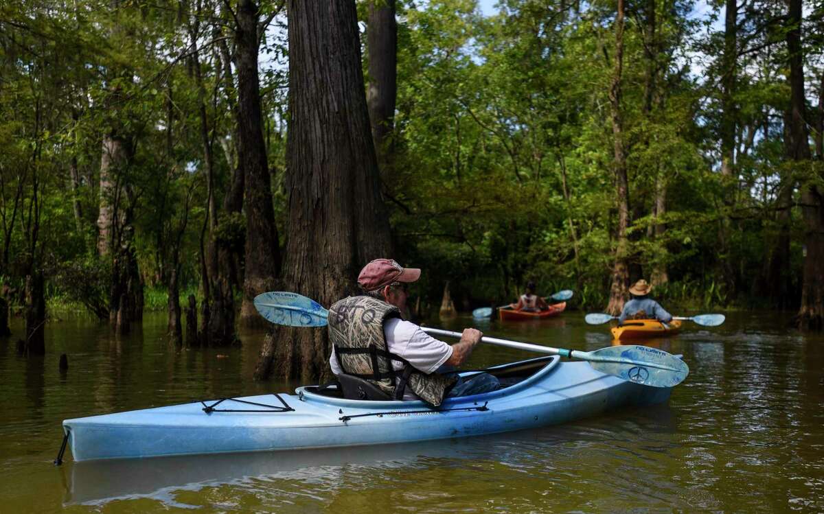 Paddling down the Neches River