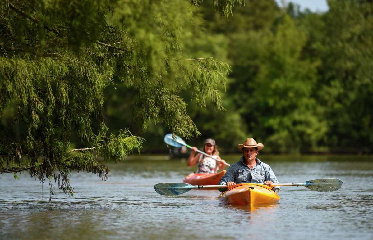 Paddling down the Neches River