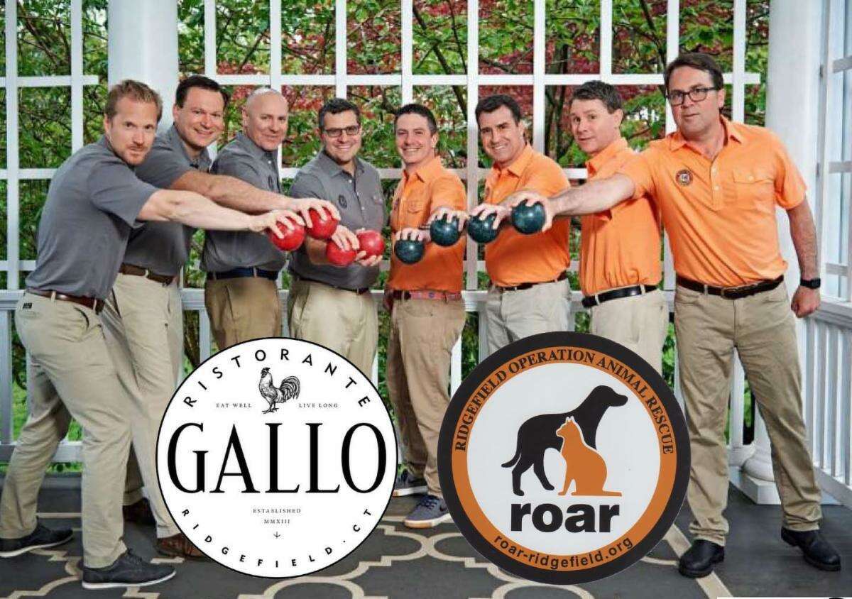 The Ridgefield 8 are ready to roll with serving up cocktails and fun at Gallo Ridgefield to benefit ROAR on Sept. 26.