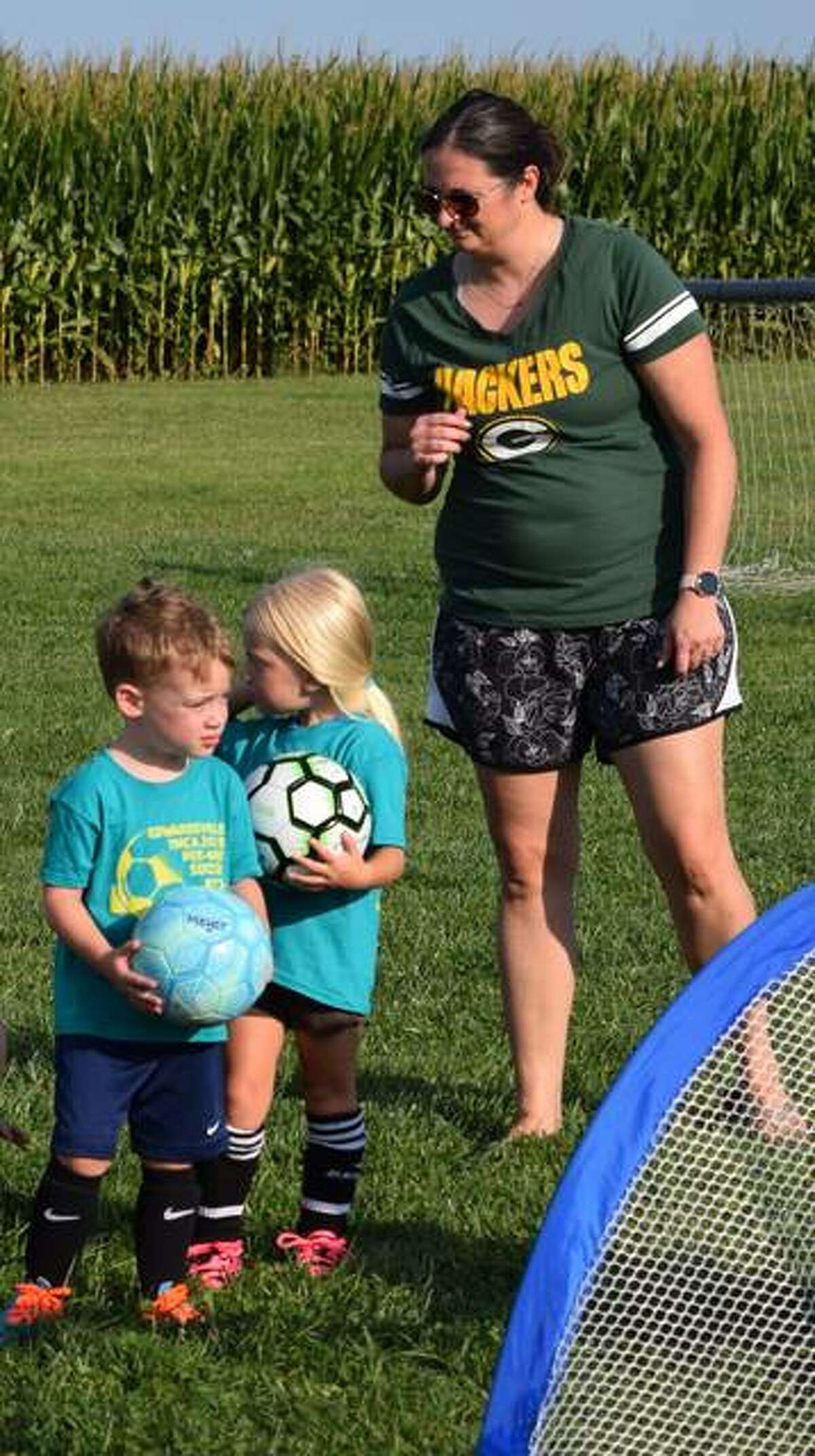 PeeWee soccer is a new camp offered by the Edwardsville YMCA Meyer Center. On Wednesday, the group kicked off week two of the seven-week program geared toward getting 3-years-old children active and teaching them how to play the sport.
