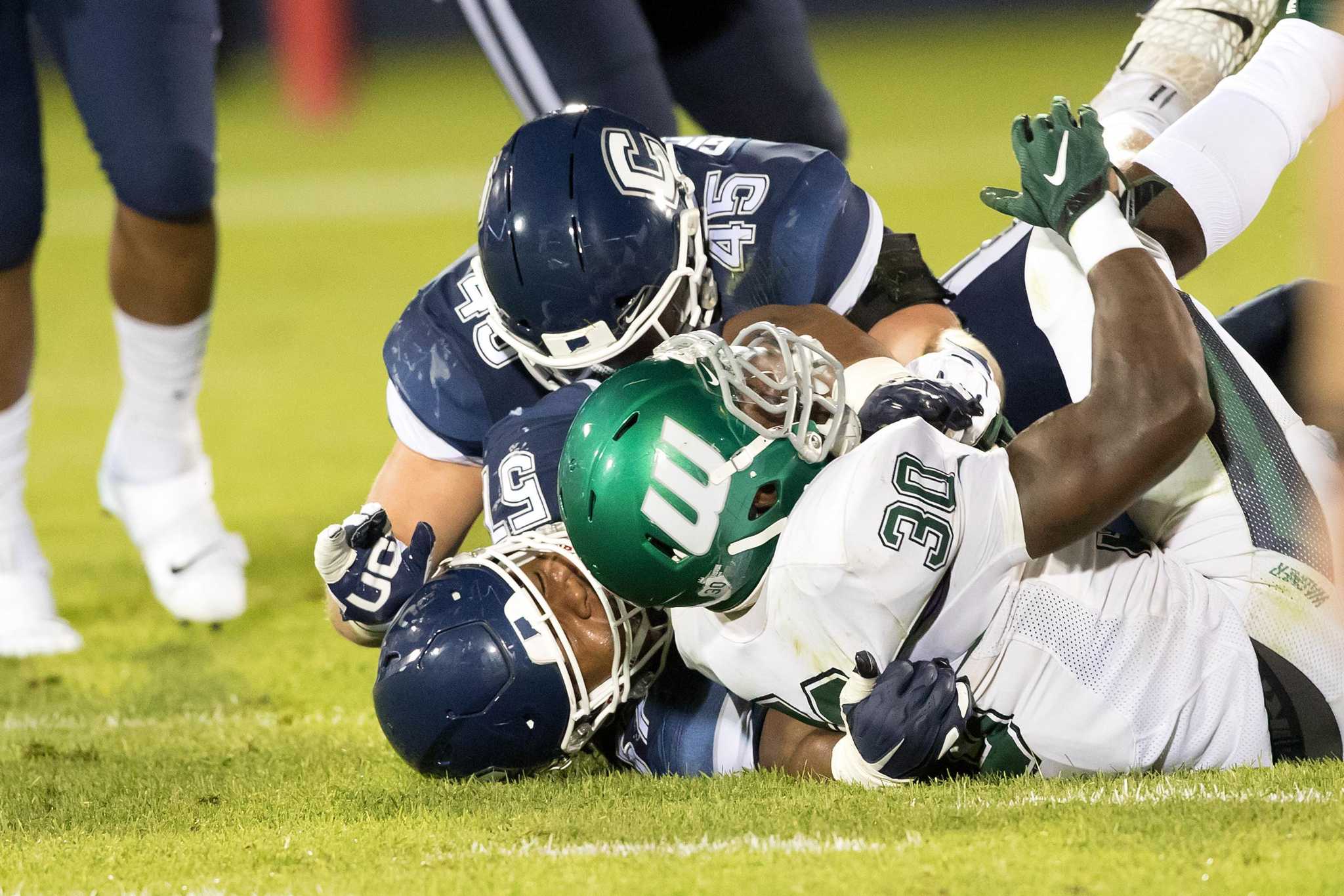 Linebacker Ryan Gilmartin thrilled to be man in middle of UConn defense