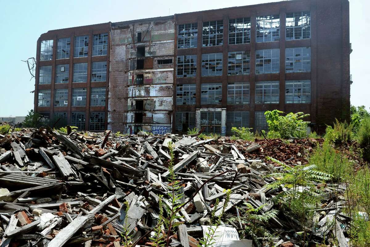 The former Remington Arms plant, in Bridgeport, Conn. Aug. 20, 2014. The empty factory complex has been the site of numerous fires over the past several years.