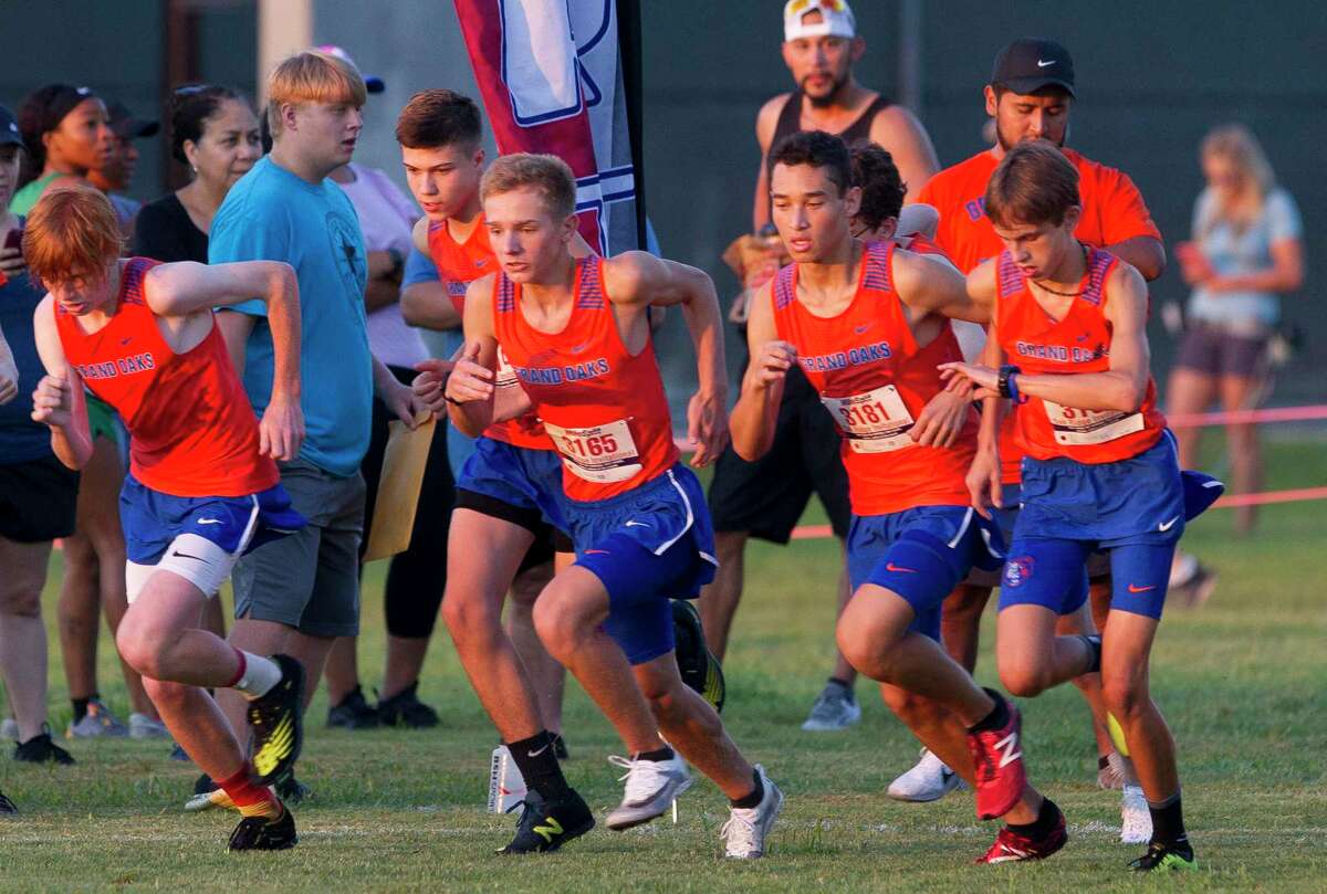 Grand Oaks runners compete in the Oak Ridge Cross Country Invitational at Oak Ridge High School, Saturday, Sept. 7, 2019.