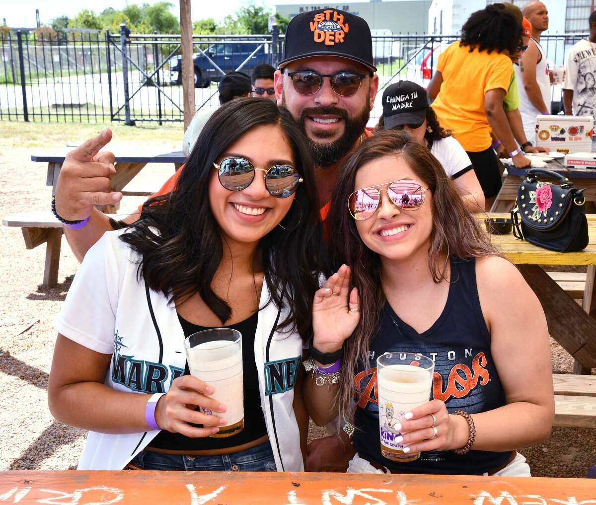 Fans gather at the 5th Annual Screwed Up Sunday party to commemorate the late, great DJ Screw at the 8th Wonder Brewery Sunday Sept. 08,2019.(Dave Rossman Photo)