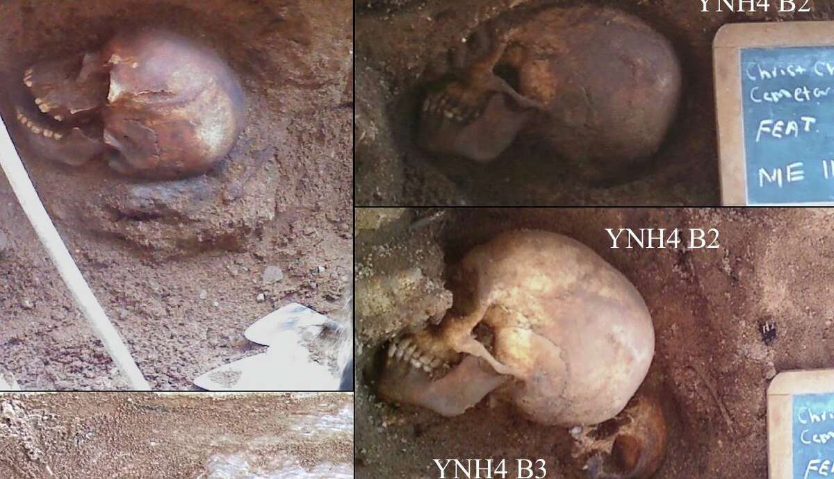 Four skeletons were excavated from a construction site during the renovation of Yale New Haven Hospital in July 2011.