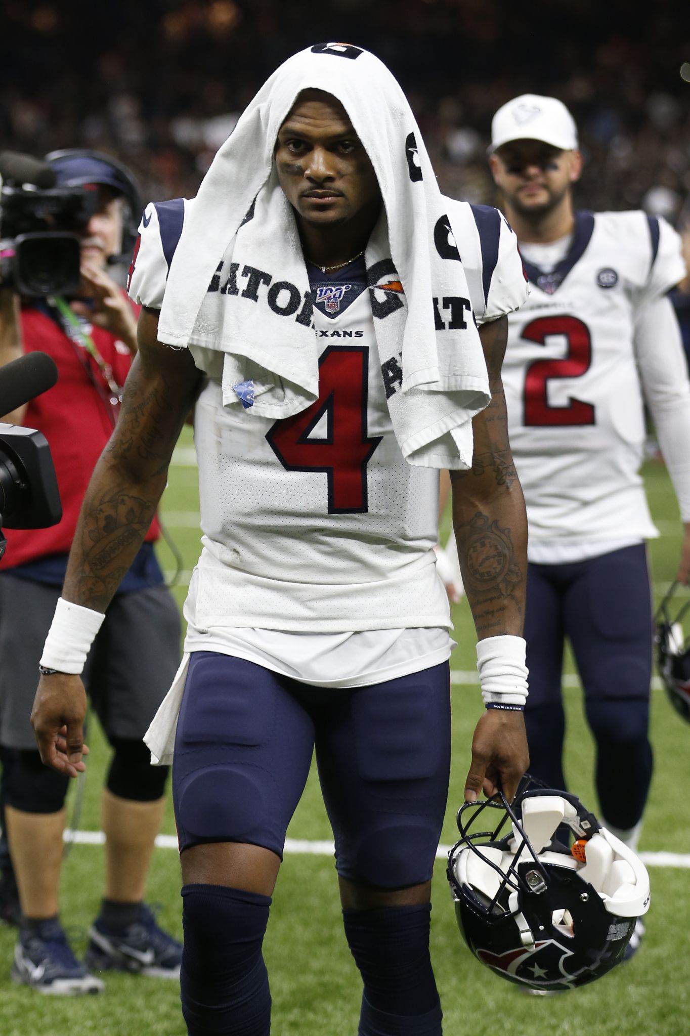 Texans quarterback Deshaun Watson unhurt after Saints game