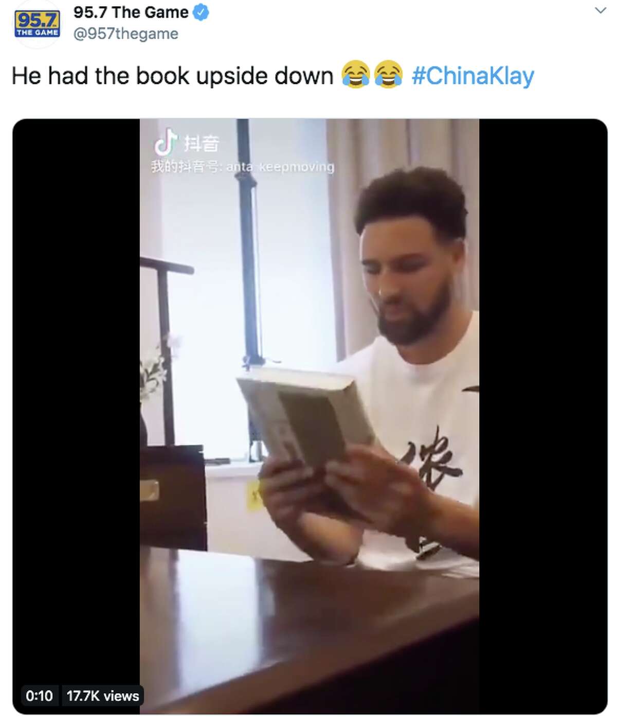 Klay Thompson Is Having A Lot Of Fun In China As Chinaklay Trends On Social Media