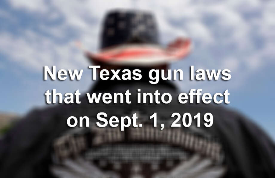 New Texas gun laws that went into effect on Sept. 1, 2019 Houston
