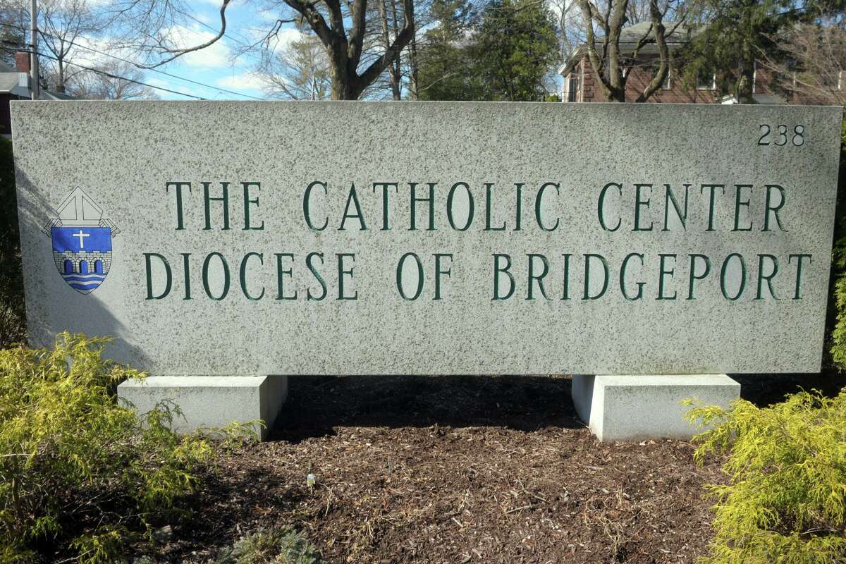 The Catholic Center, headquarters of the Diocese of Bridgeport, in Bridgeport, Conn. April 1, 2019.