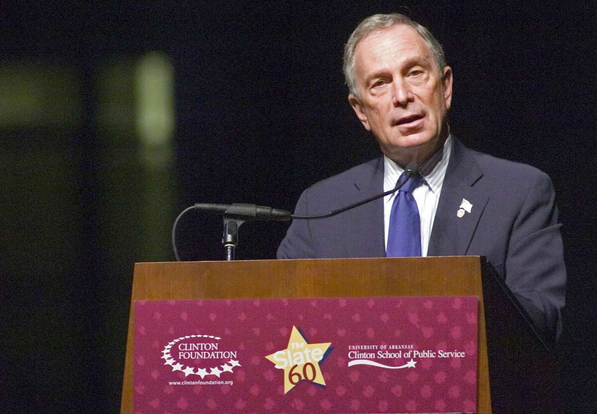 New York City Mayor Michael Bloomberg addresses the Slate 60 Conference on Innovative Philanthropy during a dinner to honor leaders in philanthropy, at the William J. Clinton Library in Little Rock, Ark. in this Nov. 12, 2006, file photo. Whether Bloomberg decides to run for president in 2008, it is clear he is serious about building up his philanthropic giving. (AP Photo/Brian Chilson, File)