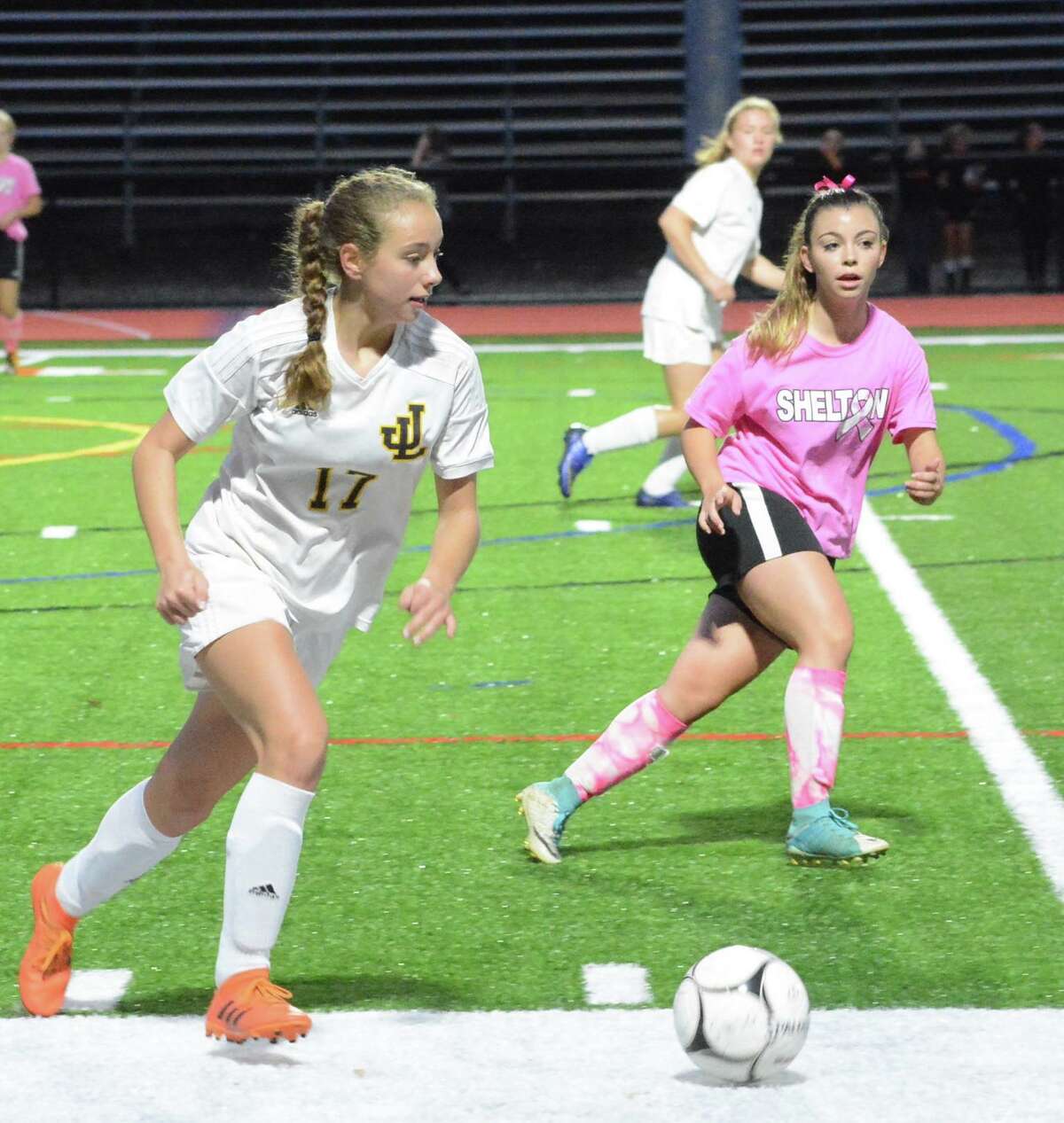 Shelby Green is one of Jonathan Law's talented center midfielders.