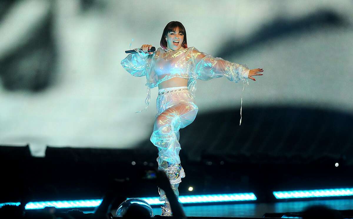 Charli XCX opens the show for Taylor Swift at NRG Stadium Saturday Sept.29, 2018.