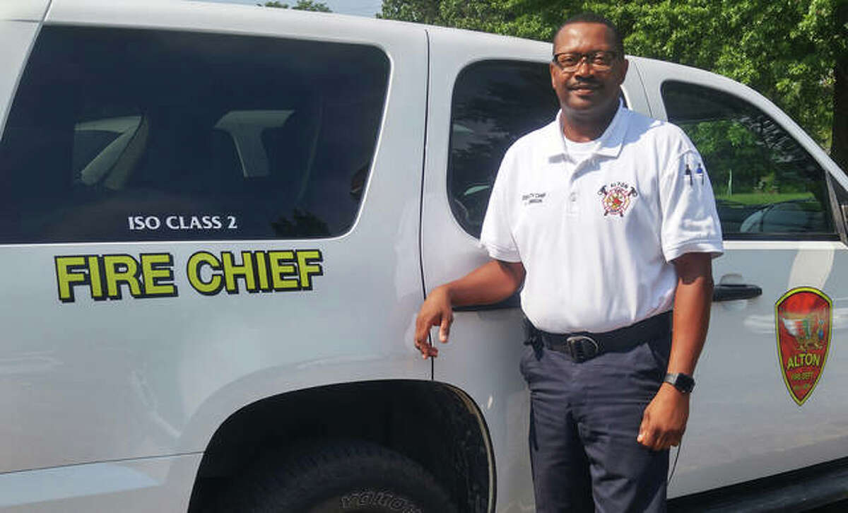 Jesse Jemison on Monday assumed his duties as Alton Fire Chief. With the department for 26 years, Jemison also is the city’s first African American fire chief.