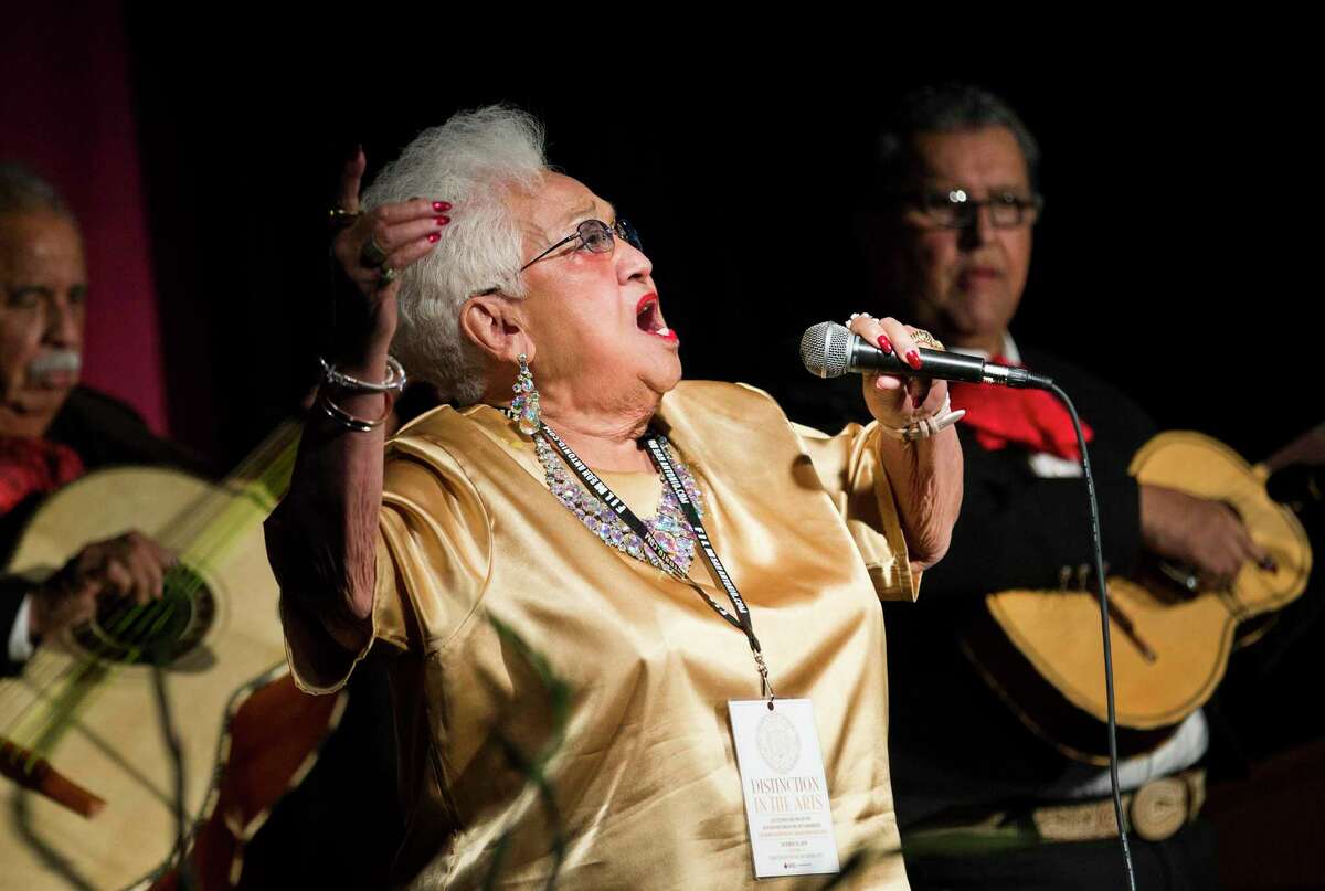 Las Tesoros member Blanca Rodriguez also entertained supporters and well-wishers at the Esperanza.