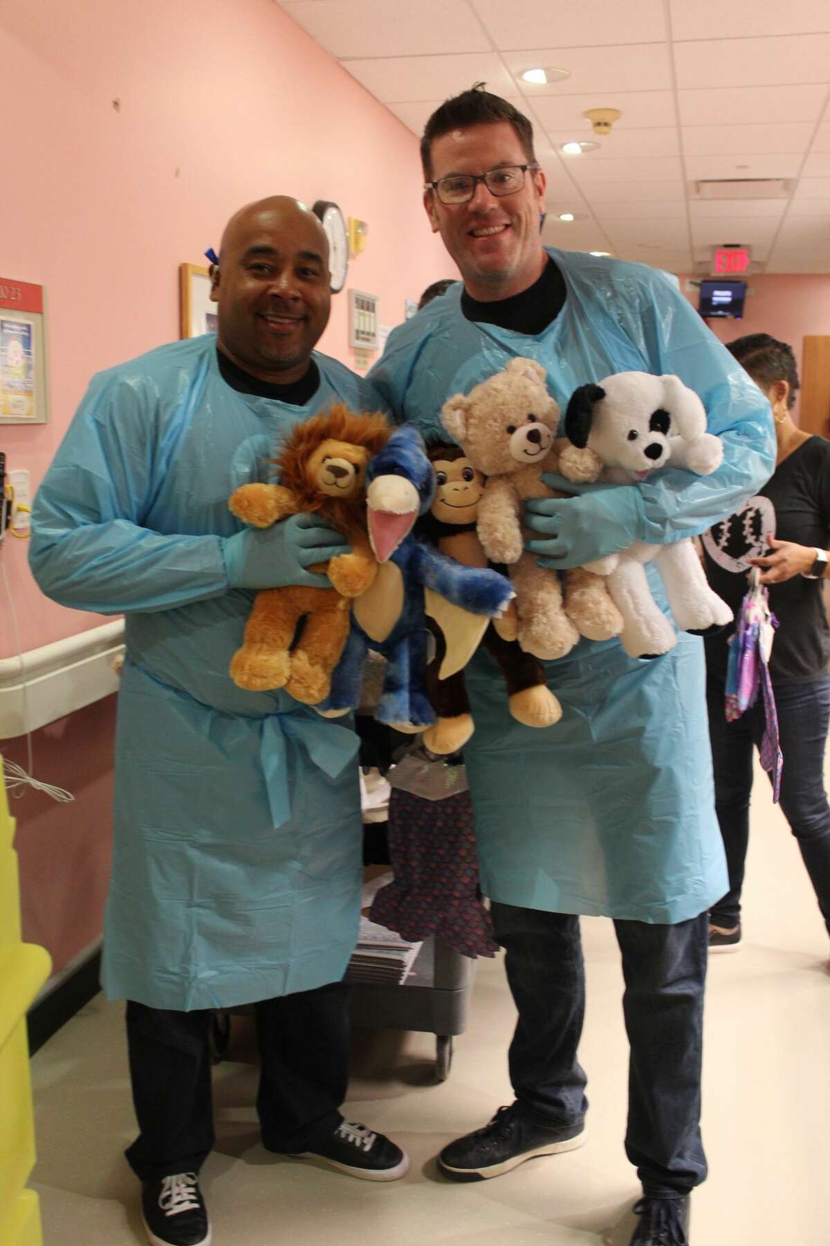 Houston native and MLB umpires Adrian Johnson and Chris Conroy are part of a group of umpires involved in UMPS CARE charities. Johnson, Conroy and their crew visit children’s hospitals in all 30 MLB cities to put on Build-a-Bear workshops for the kids.