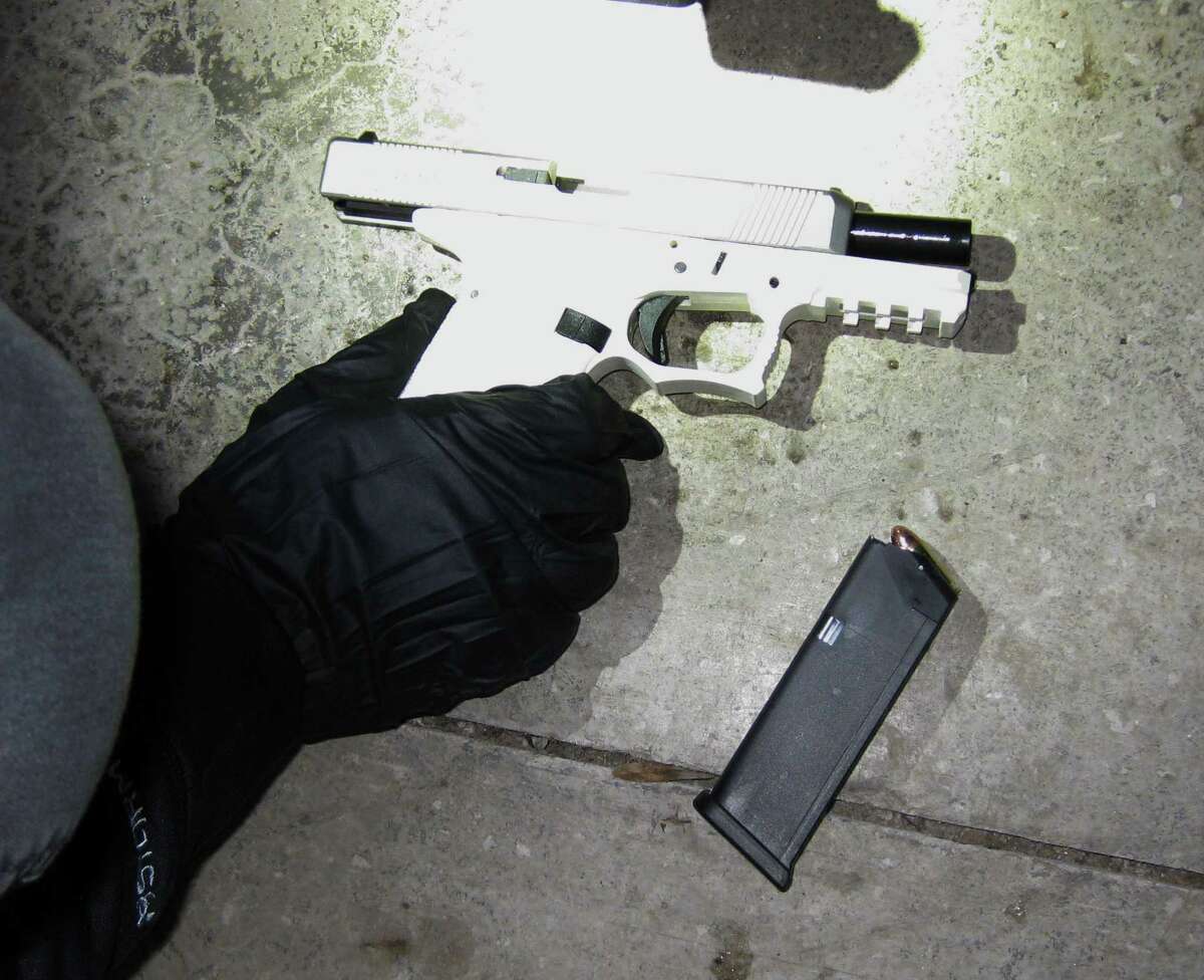 Law enforcement agencies in Onondaga County have seized more than 20 "ghost guns" over the past 21 months. The guns are 80 percent finished and have no serial number when they are sent to customers by mail-order companies that provide the tools necessary to make them operable. The system exploits a federal law that does not define them as a firearm under the Gun Control Act. (Photo provided by Onondaga County district attorney's office)