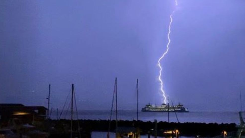 Riding a ferry in a thunderstorm? You'll be fine, thanks to a