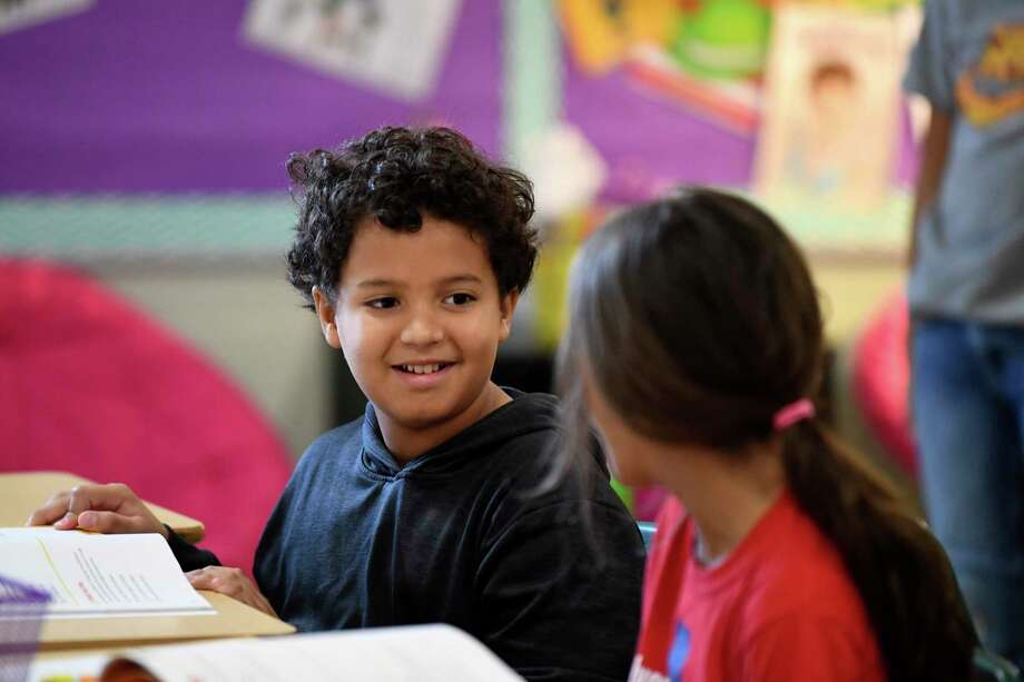 Diego, now a fifth grader at Bulverde Creek Elementary School, immigrated from Venezuela four years ago with his mother. He spoke only Spanish at first, but his English improved after he enrolled in a dual language program at Hartman Elementary School. Photo: Billy Calzada / Billy Calzada