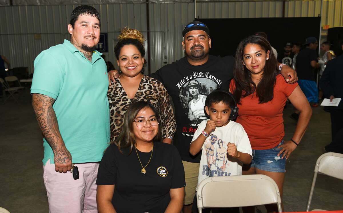 Boxing fans show their support during the Toff Texan 2019 Texas Outlaw Fight Fest 2 sanctioned amateur boxing matches on Saturday, Sep. 7, 2019, at the L.I.F.E. grounds Pavilion.