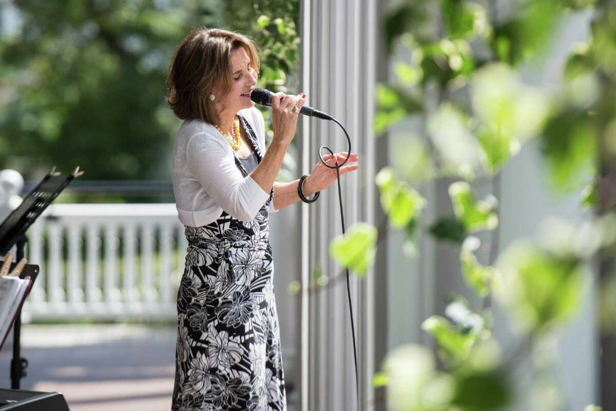 The Brian Butler Quartet performed at the Lounsbury House in Ridgefield, Connecticut on Sunday, September 8, 2019 as part of the Ridgefield Jazz, Funk and Blues Weekend. Brian Butler plays drums for the crowd as Eric Van Laer is on bass, Bill Lance on keyboard and Noreen Mola sings. The Brian Butler Quartet performed at the Lounsbury House in Ridgefield, Connecticut on Sunday, September 8, 2019 as part of the Ridgefield Jazz, Funk and Blues Weekend. Brian Butler plays drums for the crowd as Eric Van Laer is on bass, Bill Lance on keyboard and Noreen Mola sings.