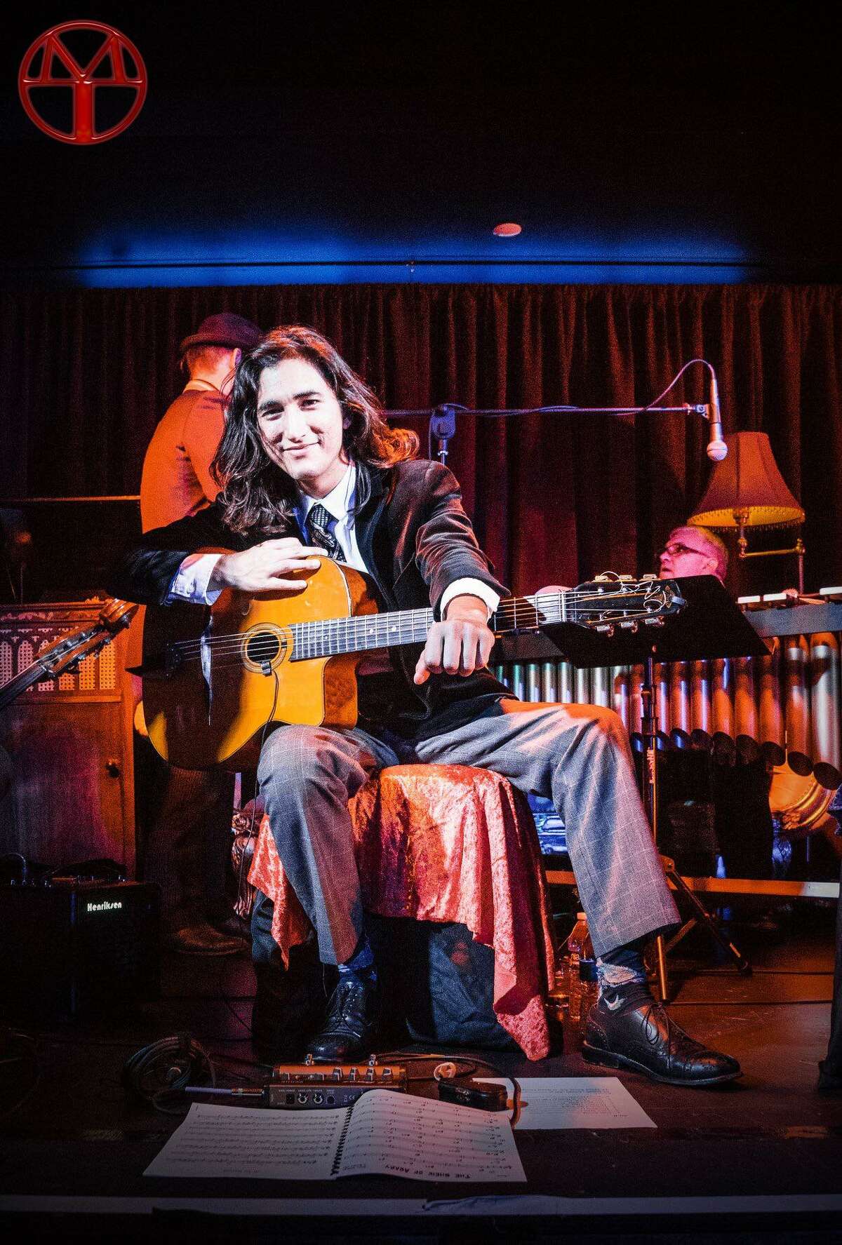 Guitarist Luca Pino, the latest musician-in-residence with the Hot Club of Saratoga (photo courtesy Hot Club of Saratoga)