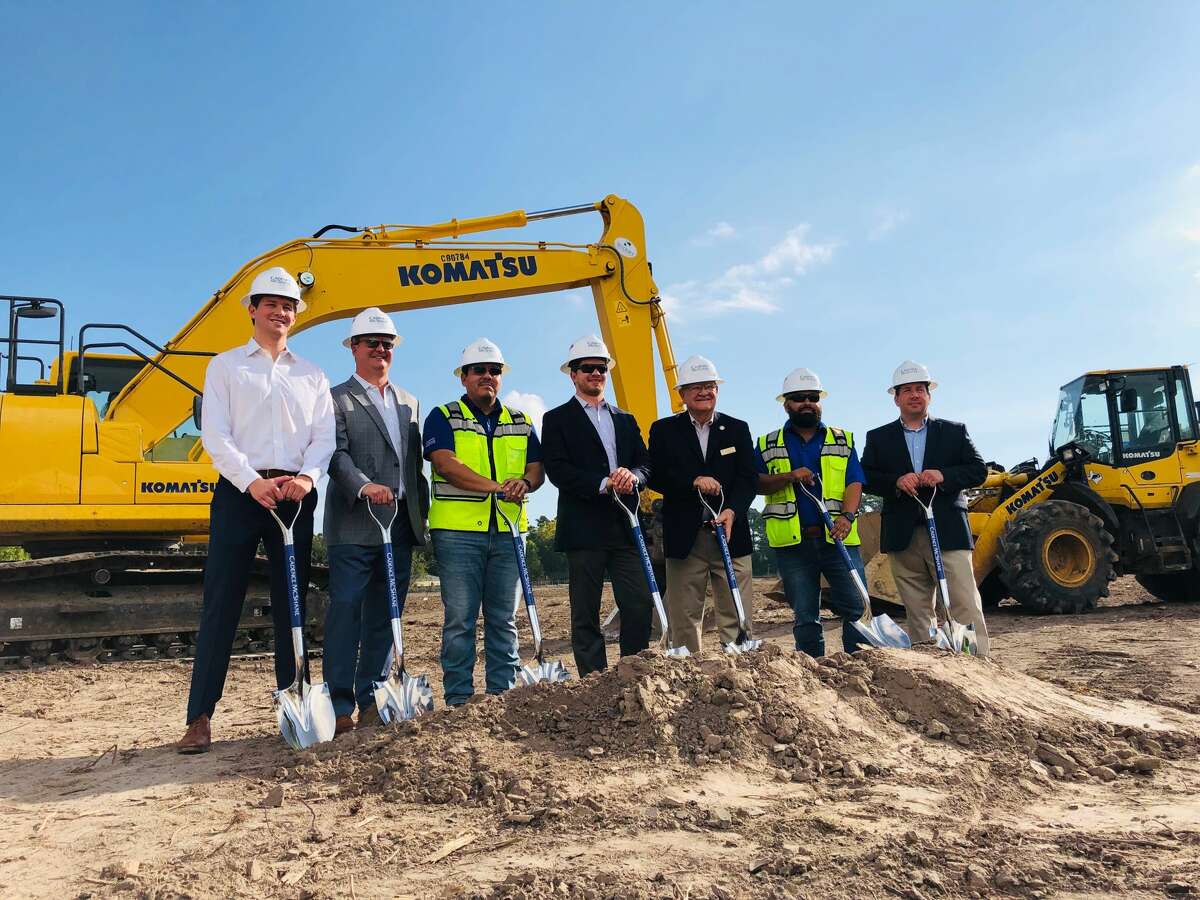 Jackson Shaw and CBRE hosted a ground breaking at the Parc 59 industrial development near Bush Intercontinental Airport in Humble on Sept. 12, 2019.