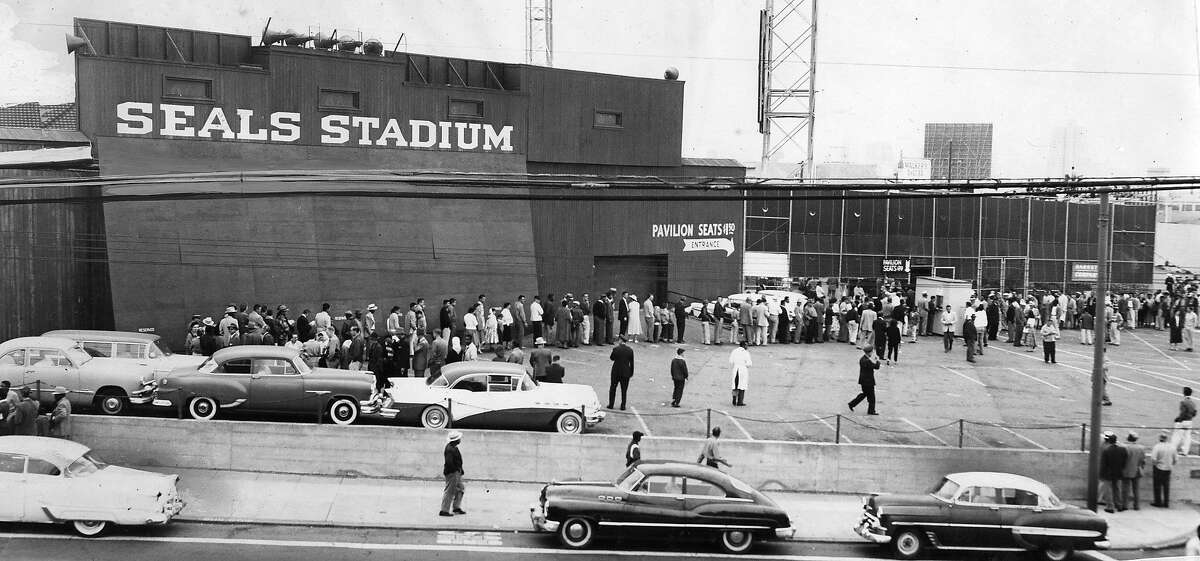 海豹体育场摄于1958年8月24日，加州旧金山。