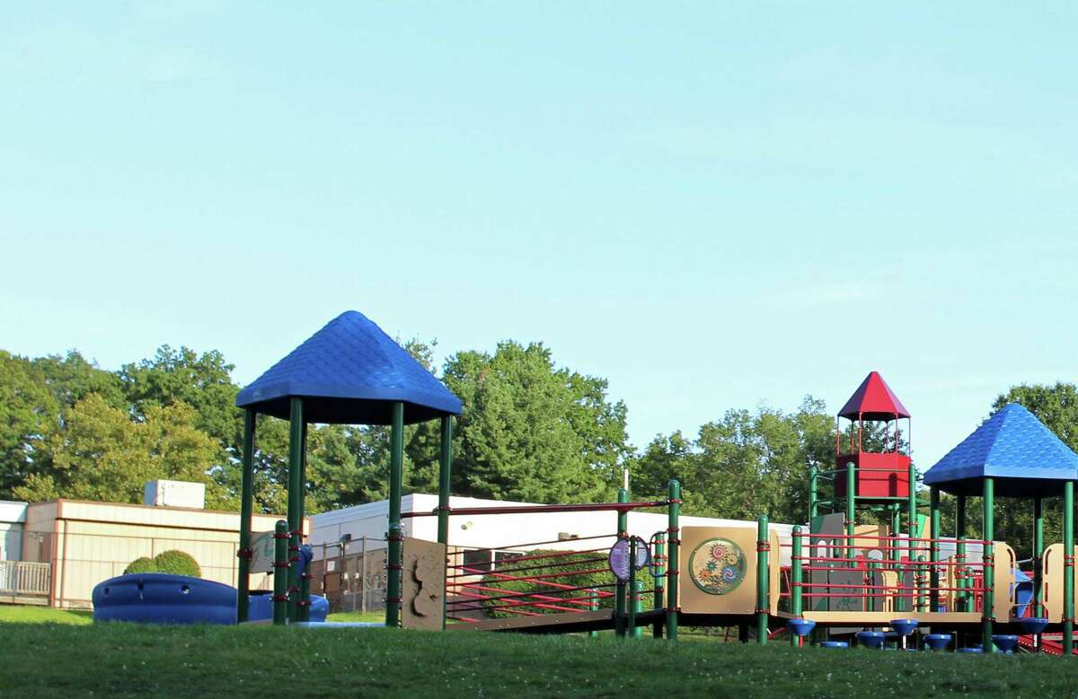 Mill Hill's playscape was one of six reopened Friday.