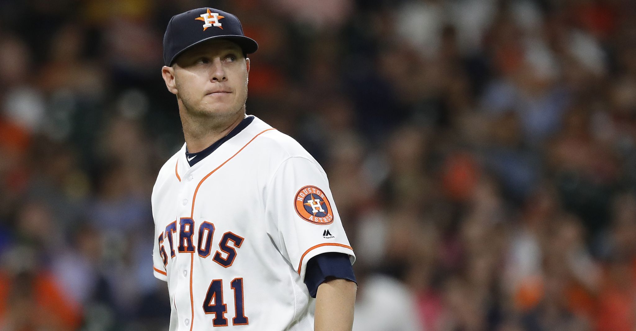 Astros' Brad Peacock making progress after dealing with nerve issues in his  neck