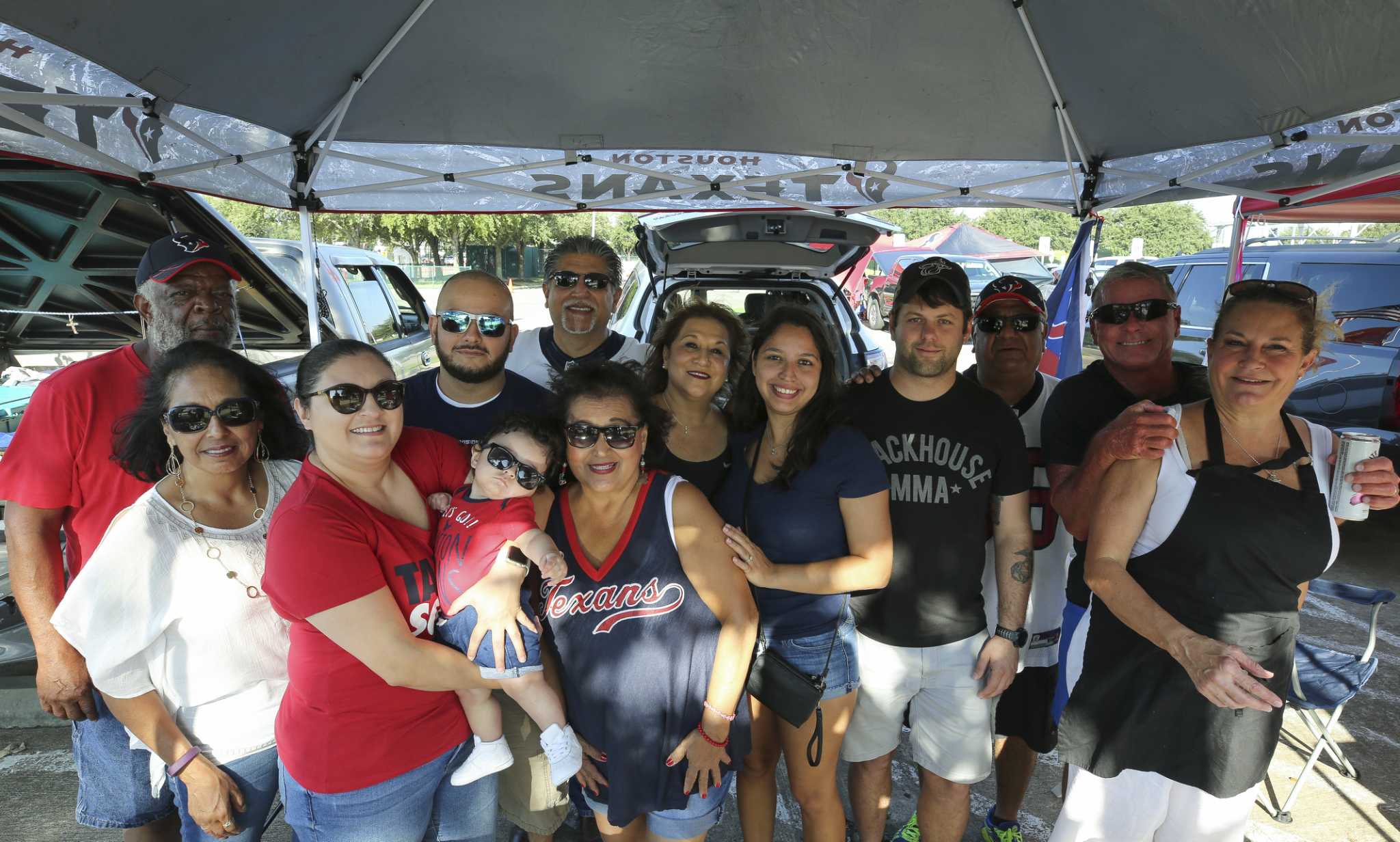 Texans tailgating fans celebrate home opener at NRG Stadium