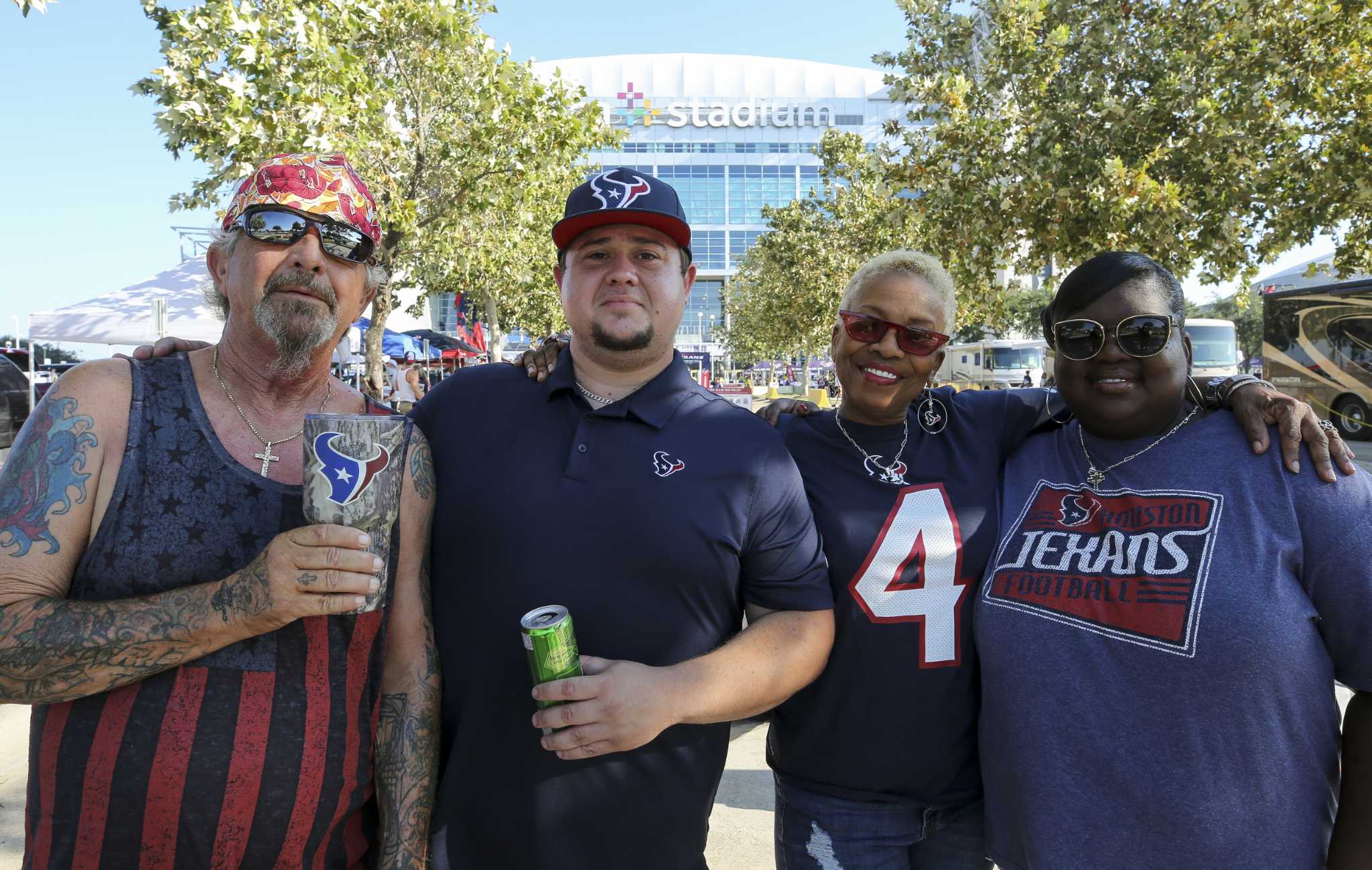 Texans tailgating fans celebrate home opener at NRG Stadium